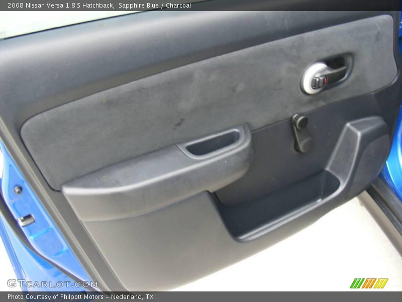 Sapphire Blue / Charcoal 2008 Nissan Versa 1.8 S Hatchback