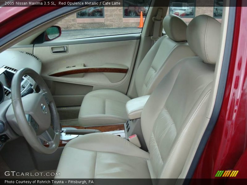 Red Opulence Metallic / Cafe Latte 2005 Nissan Maxima 3.5 SL