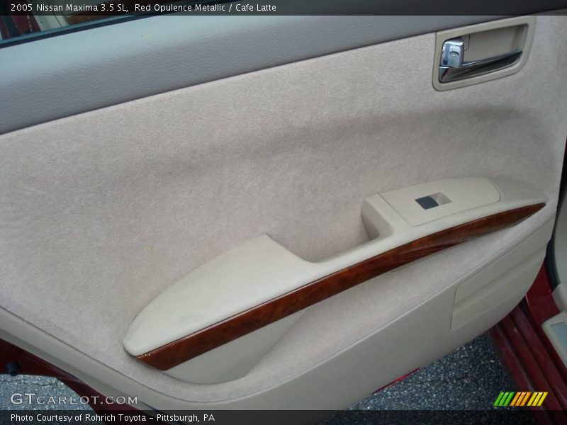 Red Opulence Metallic / Cafe Latte 2005 Nissan Maxima 3.5 SL