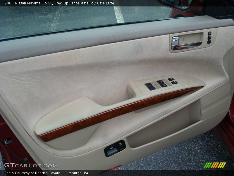 Red Opulence Metallic / Cafe Latte 2005 Nissan Maxima 3.5 SL