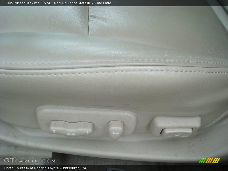 Red Opulence Metallic / Cafe Latte 2005 Nissan Maxima 3.5 SL