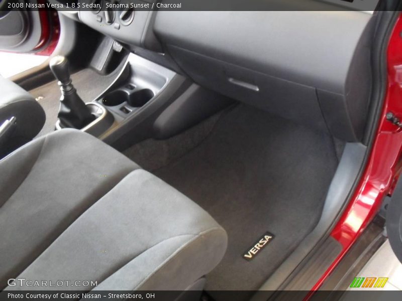 Sonoma Sunset / Charcoal 2008 Nissan Versa 1.8 S Sedan