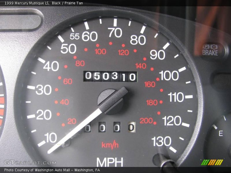 Black / Prairie Tan 1999 Mercury Mystique LS