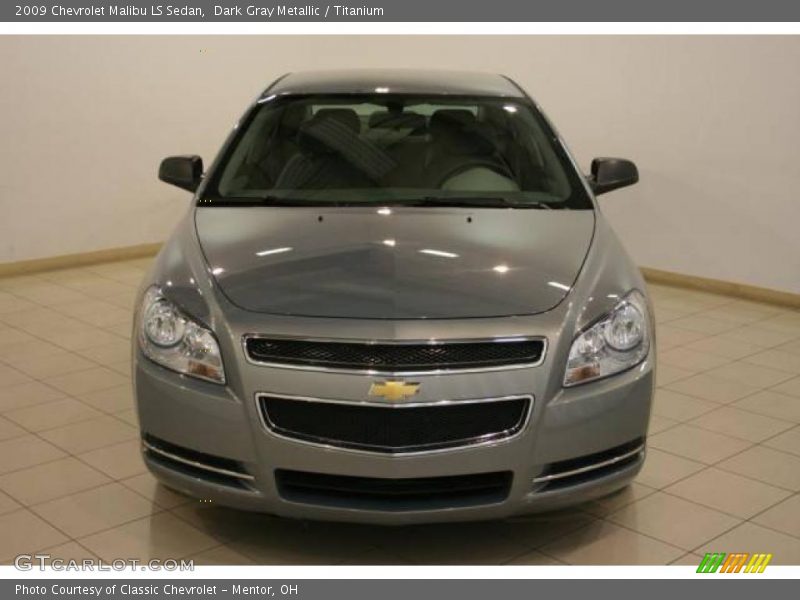 Dark Gray Metallic / Titanium 2009 Chevrolet Malibu LS Sedan