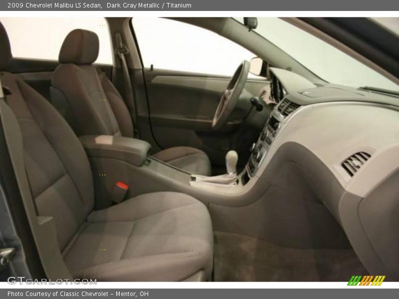 Dark Gray Metallic / Titanium 2009 Chevrolet Malibu LS Sedan