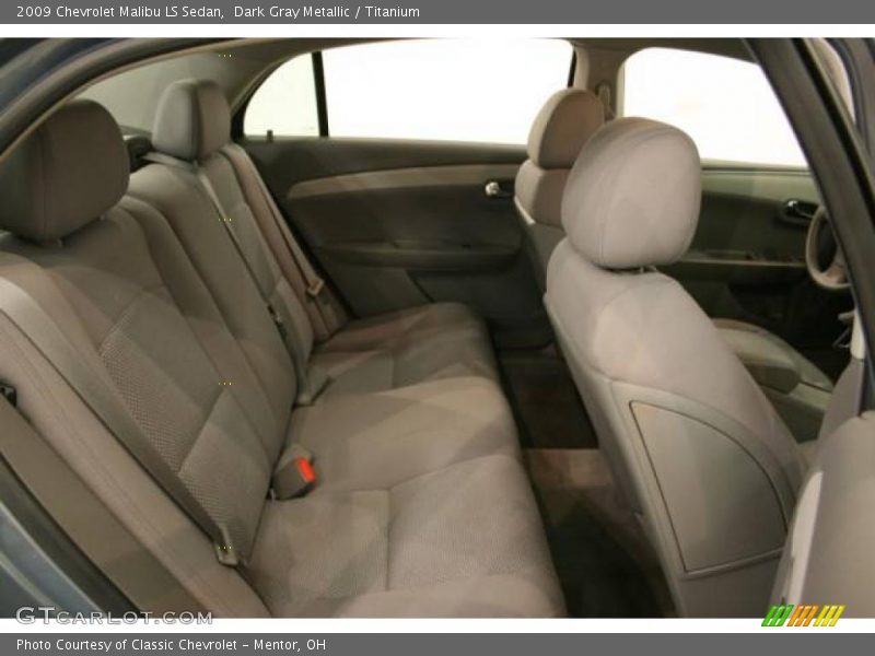 Dark Gray Metallic / Titanium 2009 Chevrolet Malibu LS Sedan