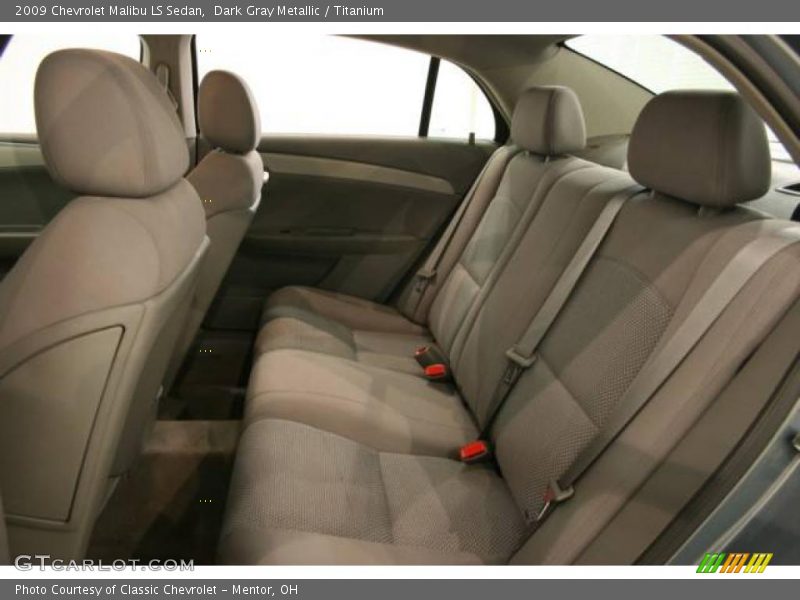 Dark Gray Metallic / Titanium 2009 Chevrolet Malibu LS Sedan