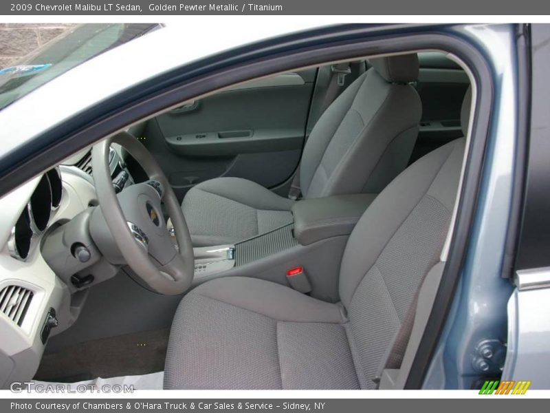 Golden Pewter Metallic / Titanium 2009 Chevrolet Malibu LT Sedan