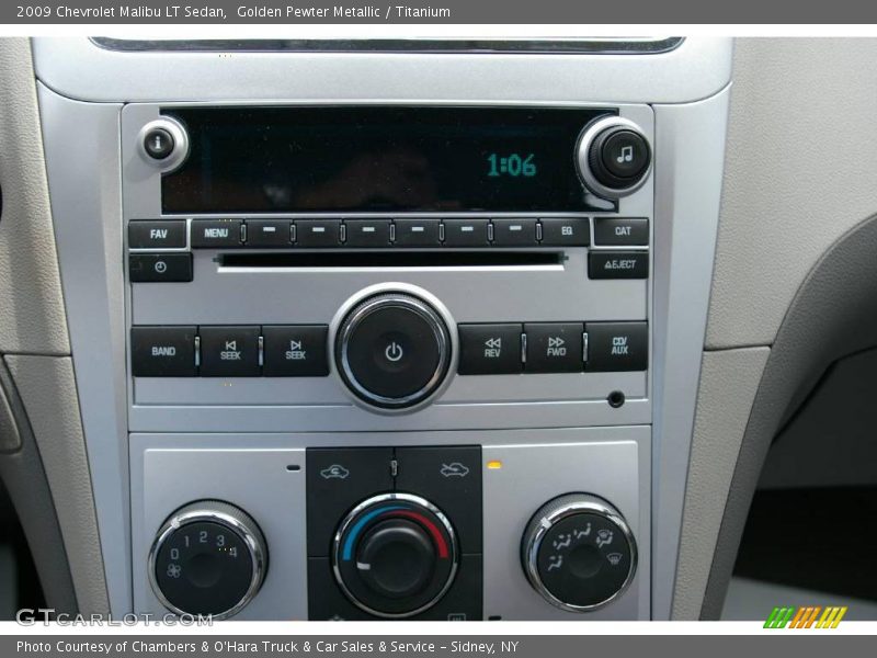 Golden Pewter Metallic / Titanium 2009 Chevrolet Malibu LT Sedan