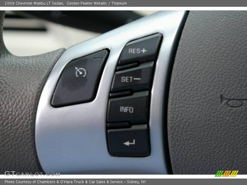 Golden Pewter Metallic / Titanium 2009 Chevrolet Malibu LT Sedan
