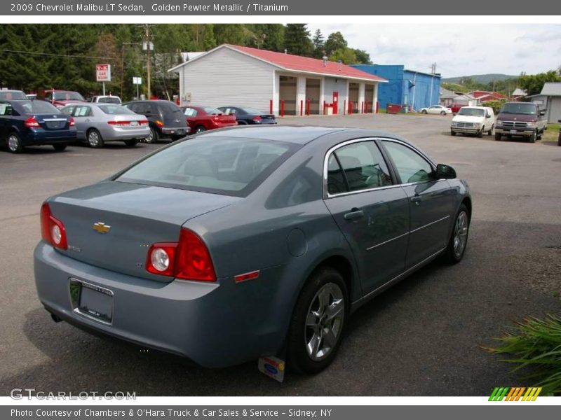 Golden Pewter Metallic / Titanium 2009 Chevrolet Malibu LT Sedan