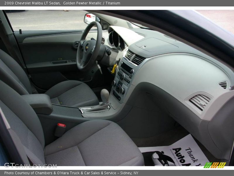 Golden Pewter Metallic / Titanium 2009 Chevrolet Malibu LT Sedan