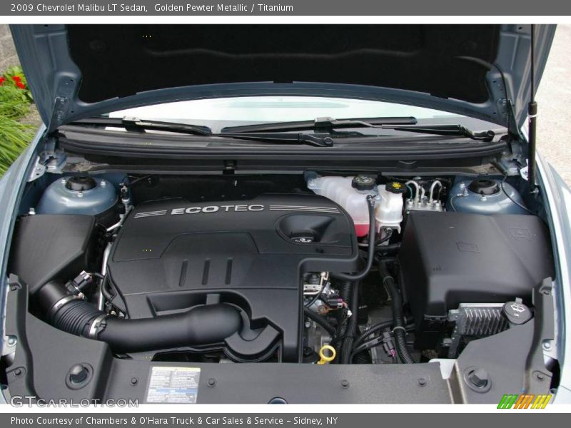 Golden Pewter Metallic / Titanium 2009 Chevrolet Malibu LT Sedan