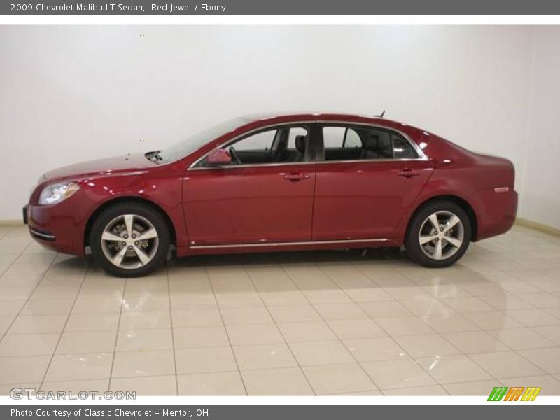 Red Jewel / Ebony 2009 Chevrolet Malibu LT Sedan