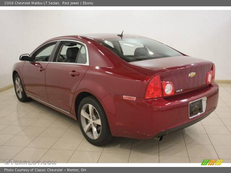 Red Jewel / Ebony 2009 Chevrolet Malibu LT Sedan