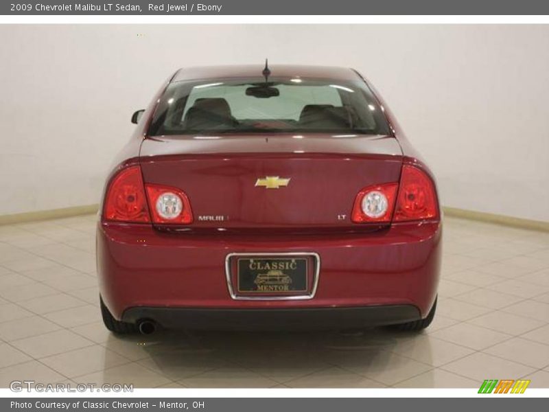 Red Jewel / Ebony 2009 Chevrolet Malibu LT Sedan