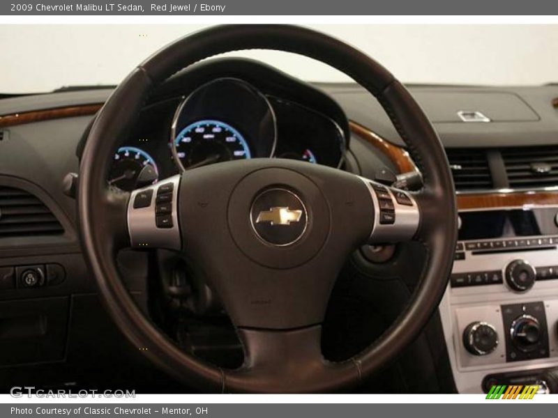 Red Jewel / Ebony 2009 Chevrolet Malibu LT Sedan