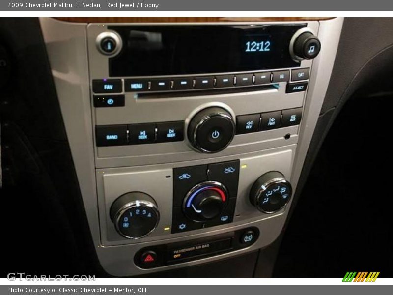 Red Jewel / Ebony 2009 Chevrolet Malibu LT Sedan