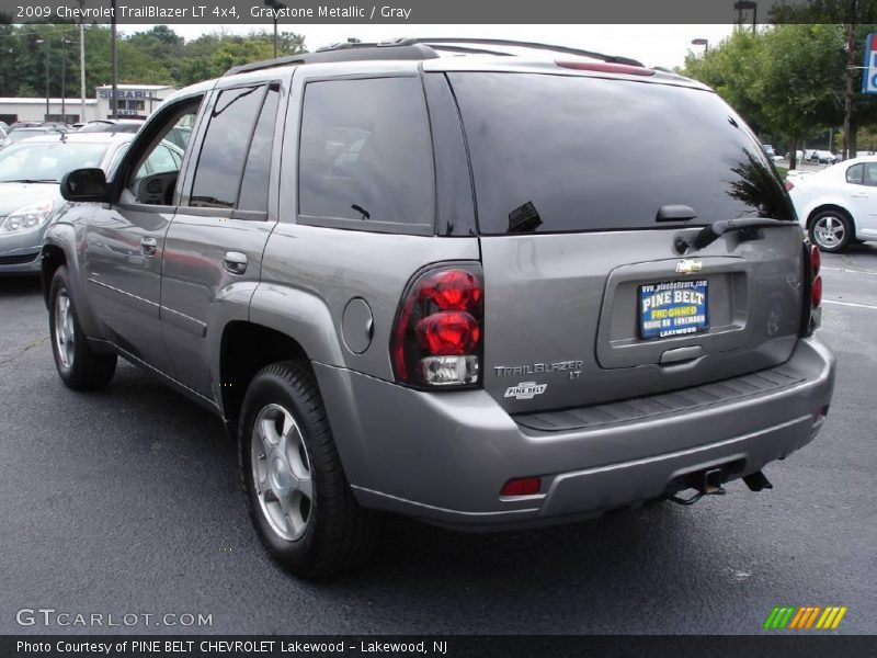 Graystone Metallic / Gray 2009 Chevrolet TrailBlazer LT 4x4