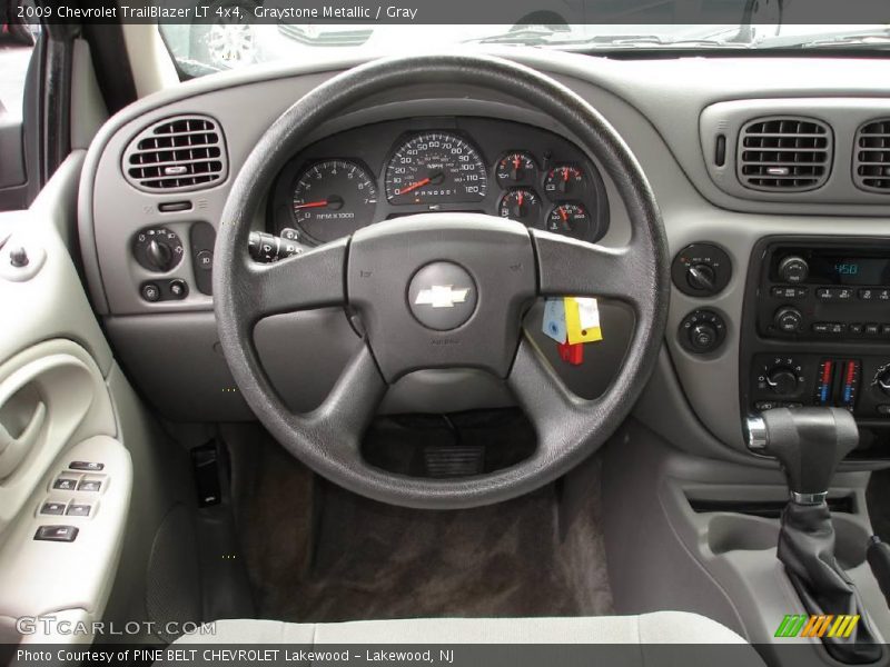 Graystone Metallic / Gray 2009 Chevrolet TrailBlazer LT 4x4