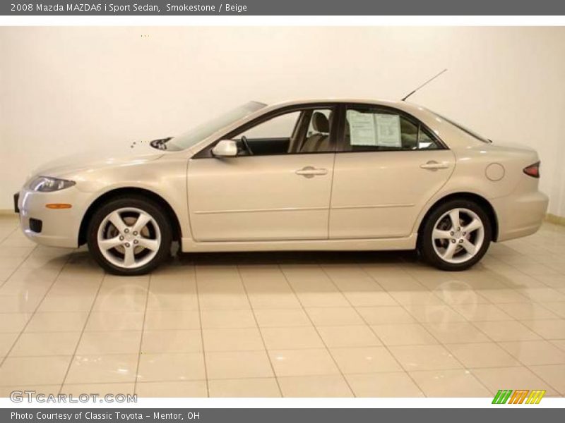 Smokestone / Beige 2008 Mazda MAZDA6 i Sport Sedan