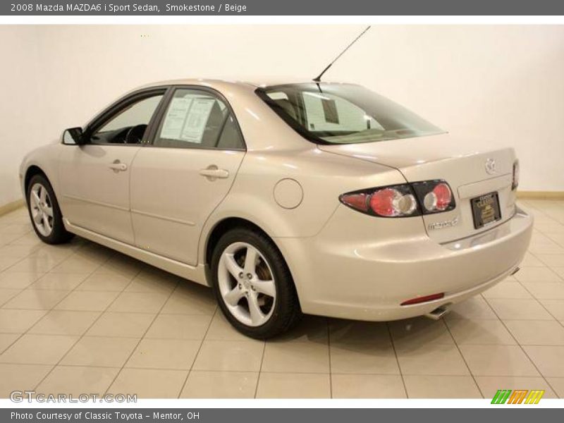 Smokestone / Beige 2008 Mazda MAZDA6 i Sport Sedan