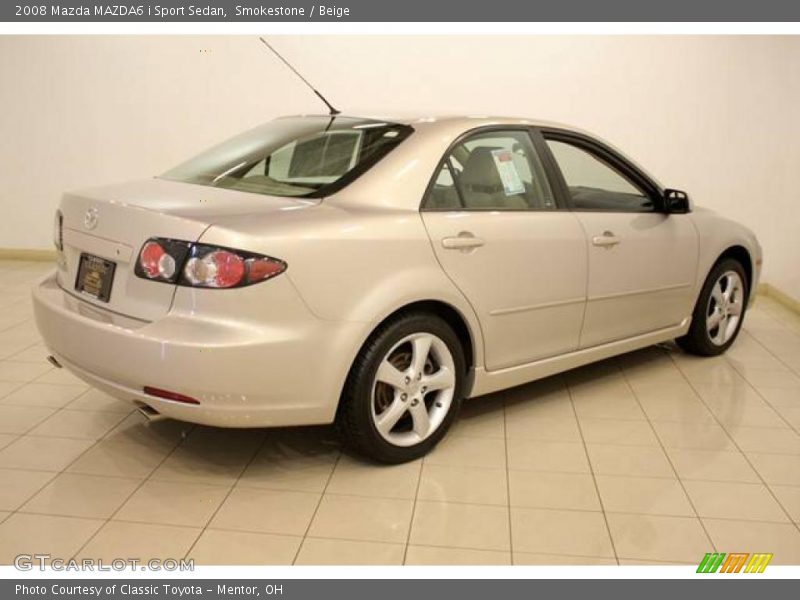 Smokestone / Beige 2008 Mazda MAZDA6 i Sport Sedan