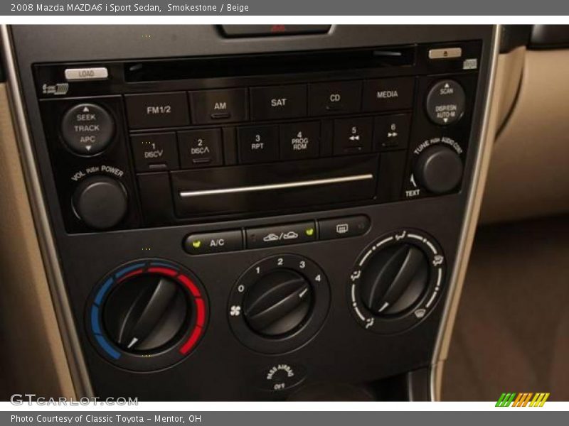 Smokestone / Beige 2008 Mazda MAZDA6 i Sport Sedan