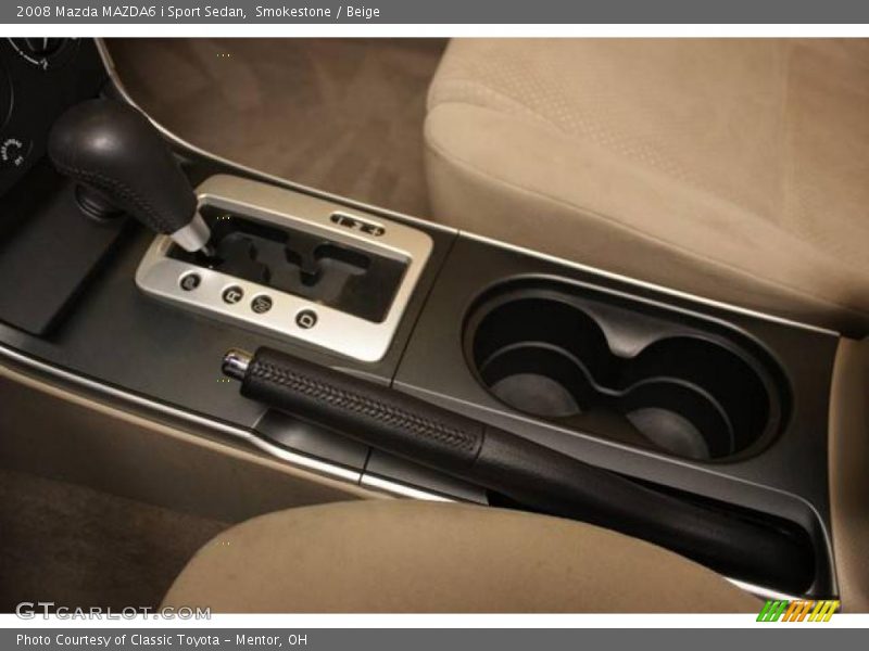 Smokestone / Beige 2008 Mazda MAZDA6 i Sport Sedan