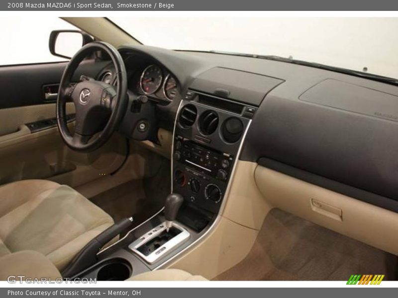 Smokestone / Beige 2008 Mazda MAZDA6 i Sport Sedan