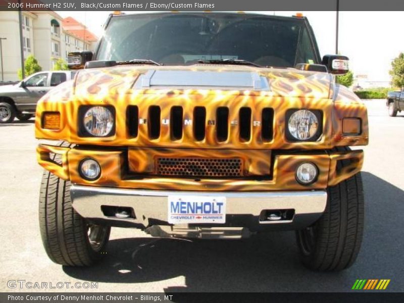 Black/Custom Flames / Ebony/Custom Flames 2006 Hummer H2 SUV
