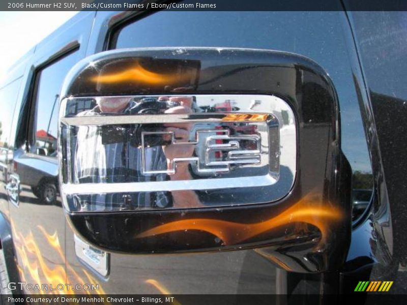 Black/Custom Flames / Ebony/Custom Flames 2006 Hummer H2 SUV