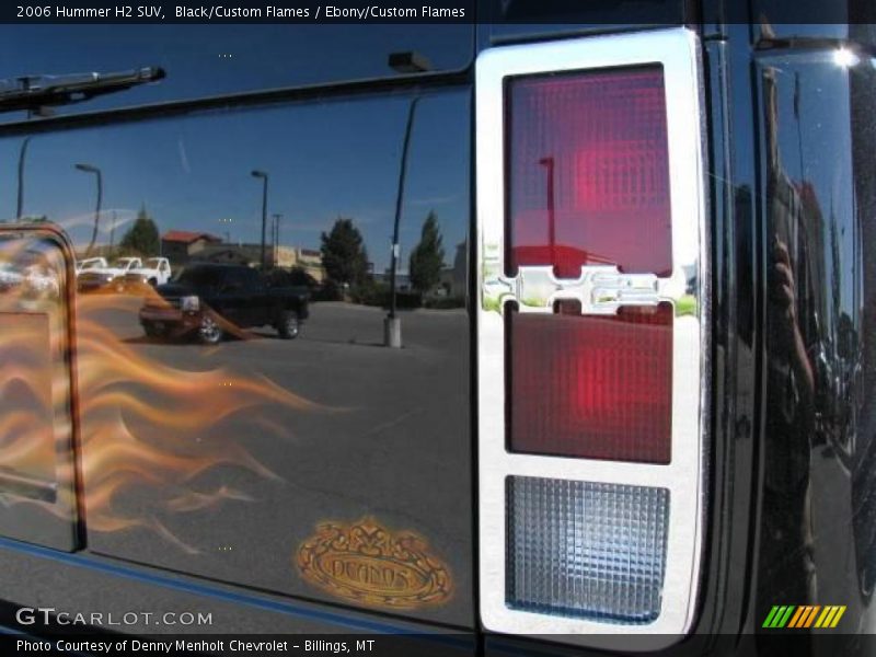 Black/Custom Flames / Ebony/Custom Flames 2006 Hummer H2 SUV