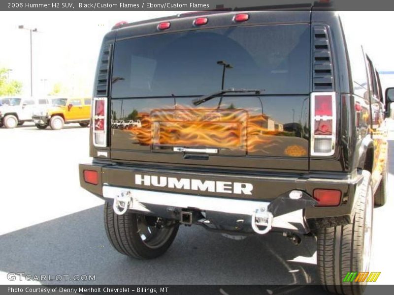 Black/Custom Flames / Ebony/Custom Flames 2006 Hummer H2 SUV