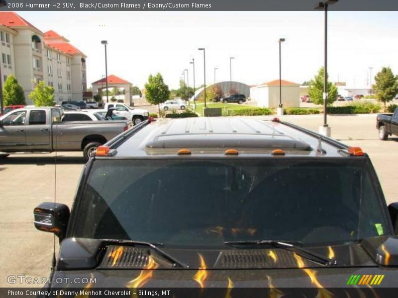 Black/Custom Flames / Ebony/Custom Flames 2006 Hummer H2 SUV