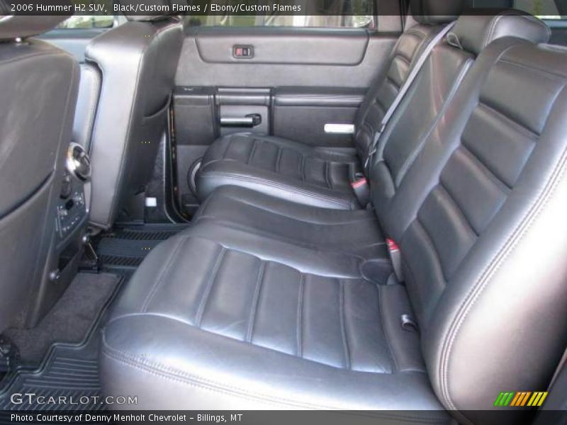 Black/Custom Flames / Ebony/Custom Flames 2006 Hummer H2 SUV