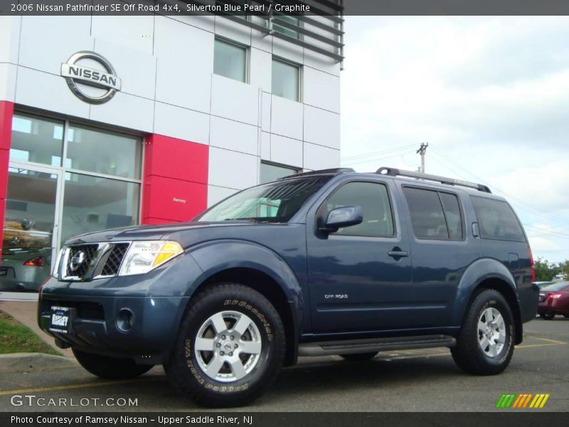 Silverton Blue Pearl / Graphite 2006 Nissan Pathfinder SE Off Road 4x4