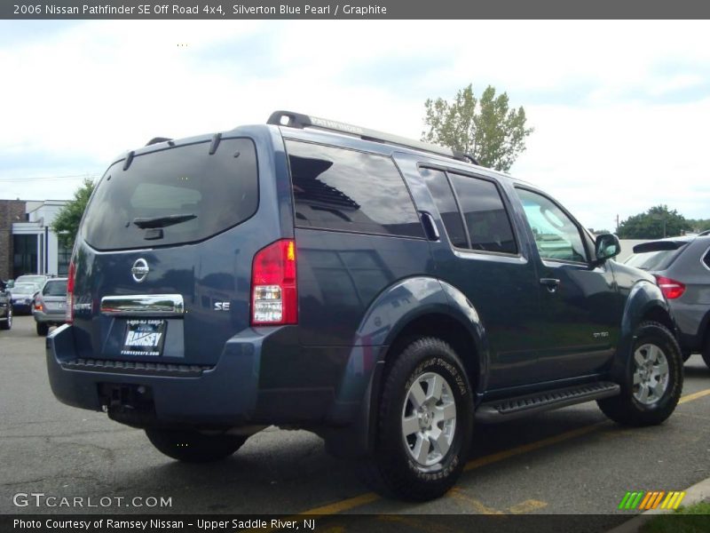 Silverton Blue Pearl / Graphite 2006 Nissan Pathfinder SE Off Road 4x4