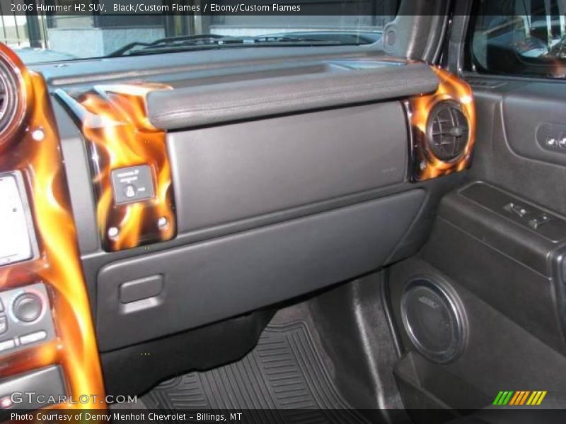 Black/Custom Flames / Ebony/Custom Flames 2006 Hummer H2 SUV