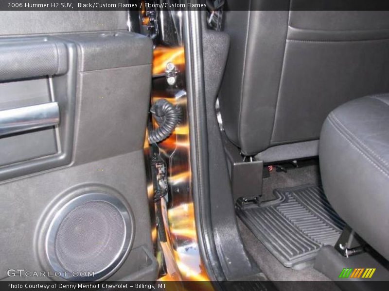 Black/Custom Flames / Ebony/Custom Flames 2006 Hummer H2 SUV