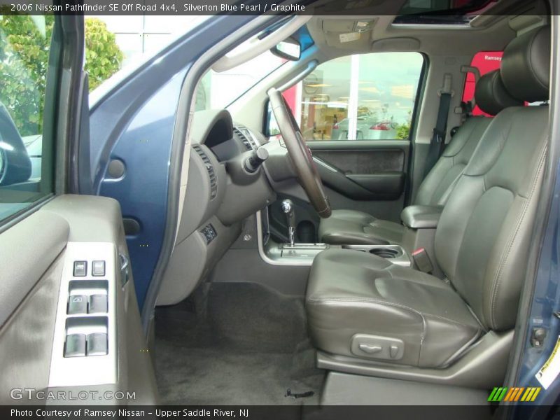 Silverton Blue Pearl / Graphite 2006 Nissan Pathfinder SE Off Road 4x4