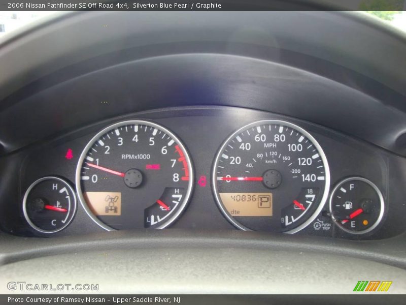 Silverton Blue Pearl / Graphite 2006 Nissan Pathfinder SE Off Road 4x4
