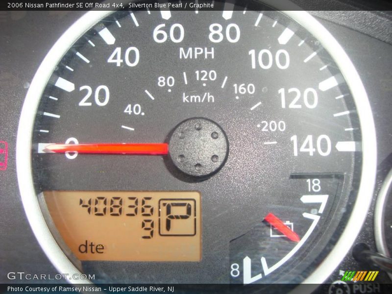 Silverton Blue Pearl / Graphite 2006 Nissan Pathfinder SE Off Road 4x4