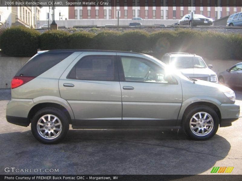 Sagemist Metallic / Gray 2006 Buick Rendezvous CX AWD