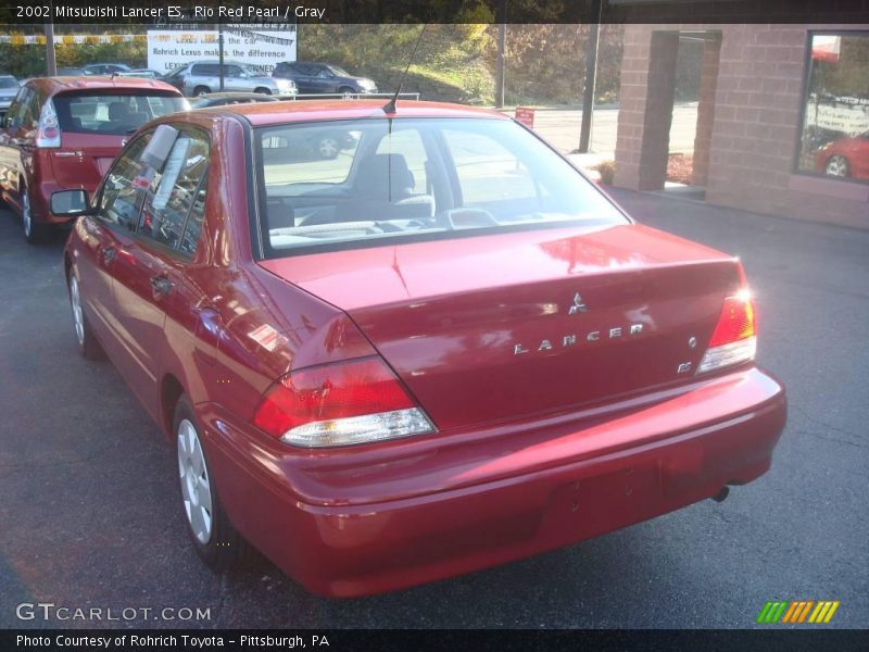 Rio Red Pearl / Gray 2002 Mitsubishi Lancer ES
