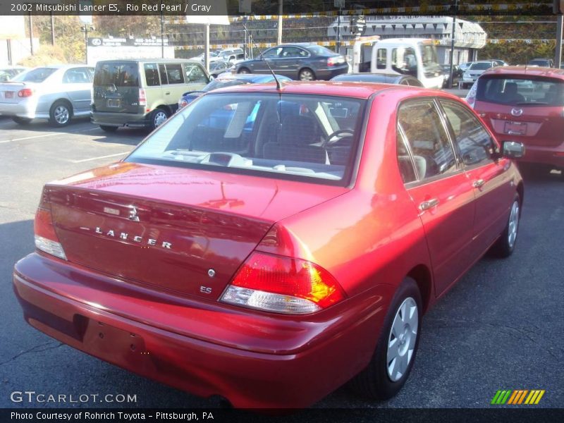 Rio Red Pearl / Gray 2002 Mitsubishi Lancer ES