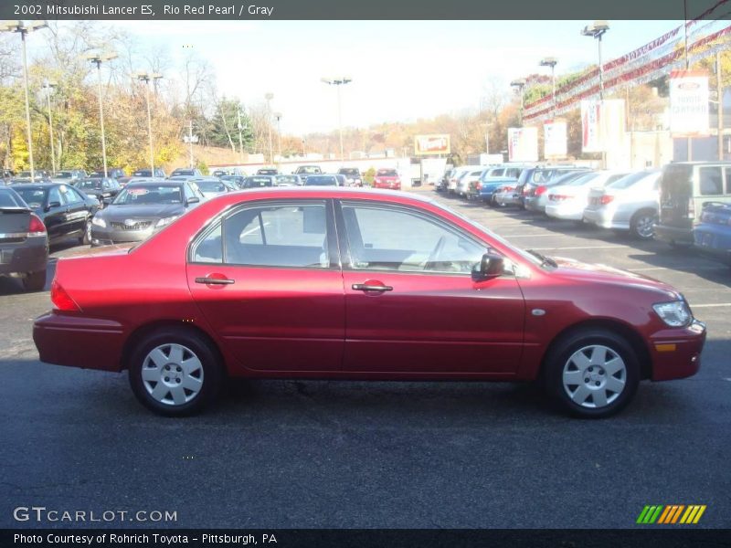 Rio Red Pearl / Gray 2002 Mitsubishi Lancer ES