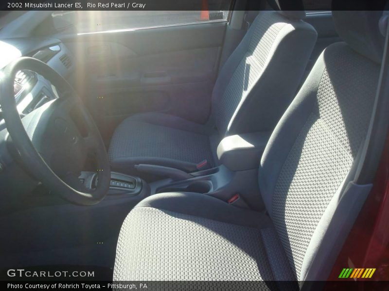 Rio Red Pearl / Gray 2002 Mitsubishi Lancer ES