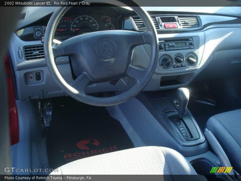 Rio Red Pearl / Gray 2002 Mitsubishi Lancer ES