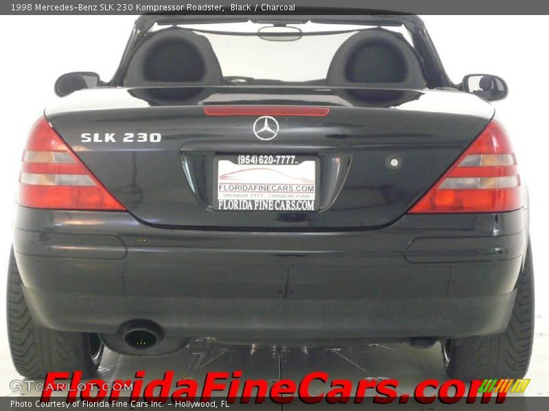 Black / Charcoal 1998 Mercedes-Benz SLK 230 Kompressor Roadster